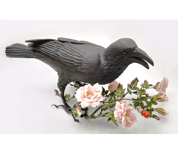 "Raven with Roses" - Loralin Toney